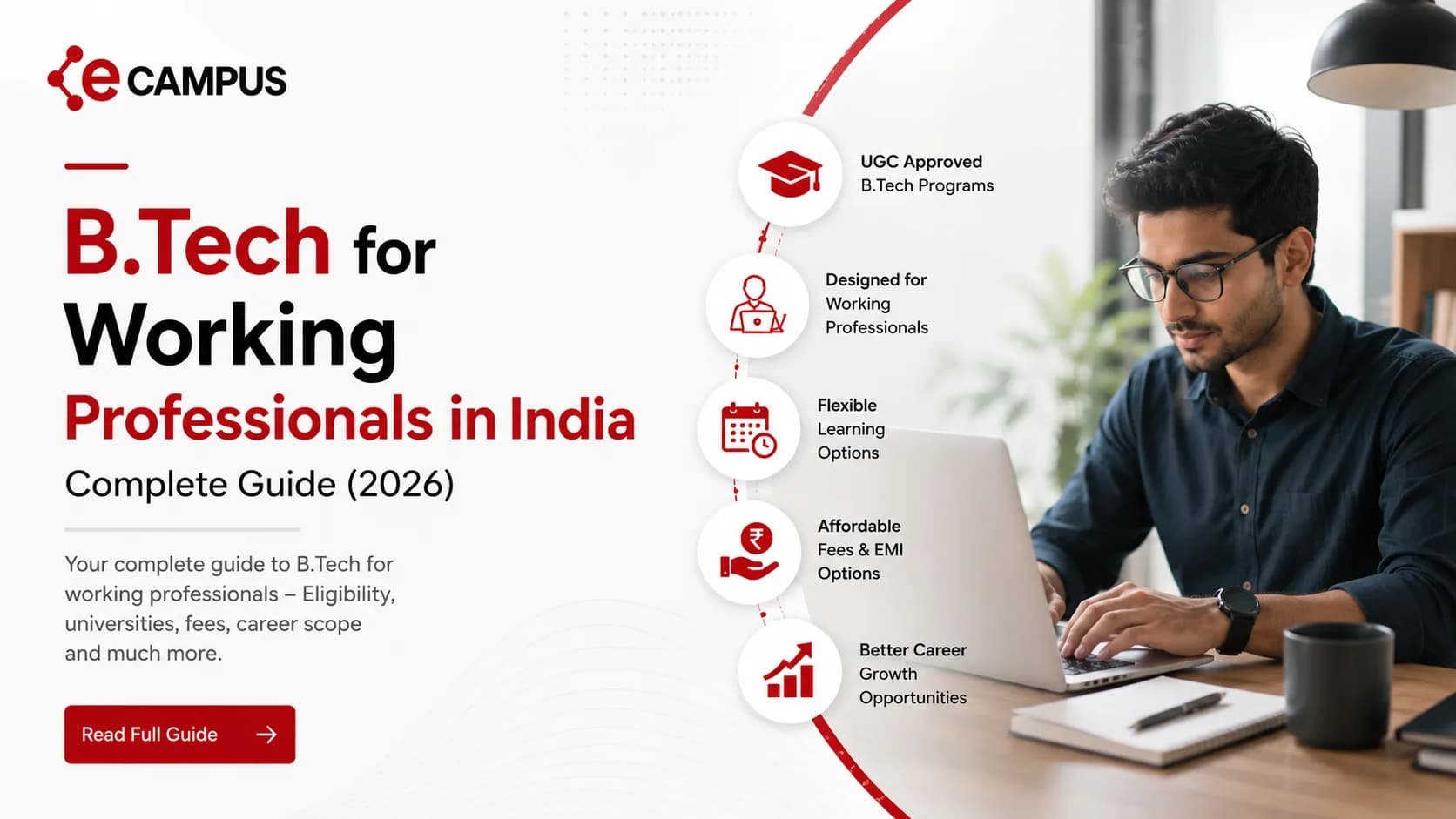B.Tech for Working Professionals in India Complete Guide (2026)